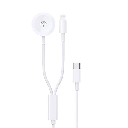 Dudao A12MAX 20W PD 2-in-1 Magnetic iWatch & iPhone Charger with Type-C 1.2m Cable