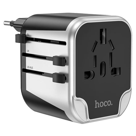 Hoco AC5 Travel Charger Dual USB with EU/UK/US/AUS Plugs