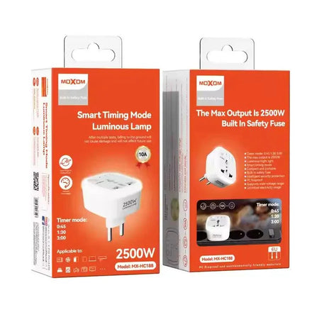 MOXOM Universal Travel Multi-Port USB Wall Charger 10A