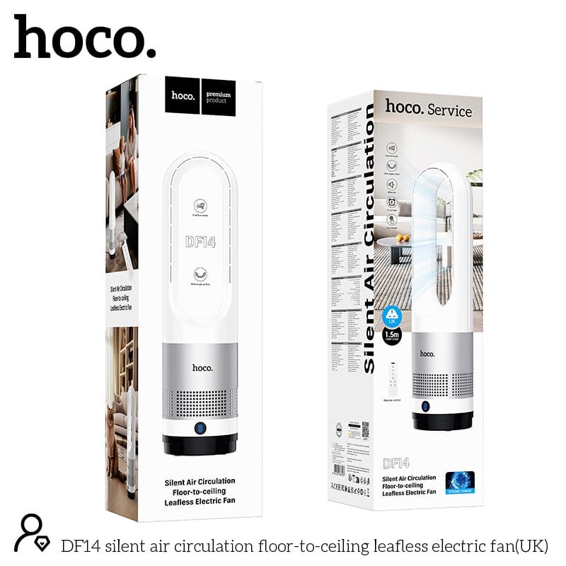 Hoco DF14 Silent Air Circulation Leafless Fan