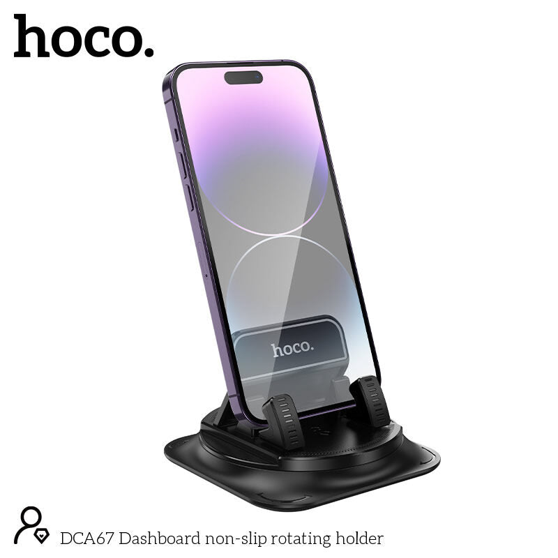 Hoco DCA67 Non-Slip Rotating Car Dashboard Phone Holder