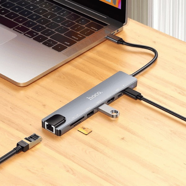 Hoco DUP09 8-in-1 Universal Docking Station