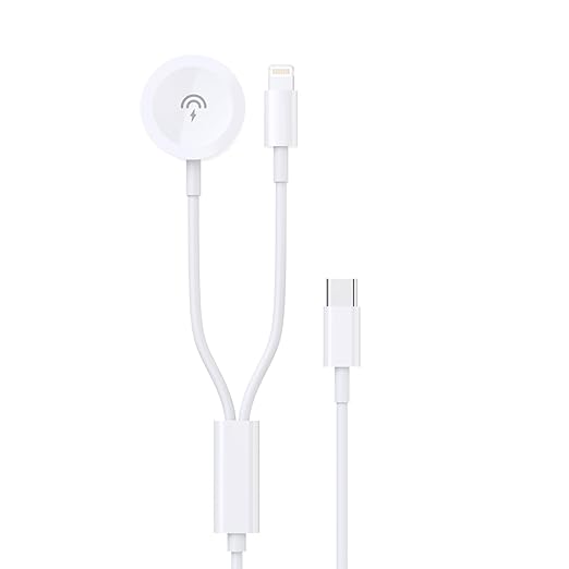 Dudao A12MAX 20W PD 2-in-1 Magnetic iWatch & iPhone Charger with Type-C 1.2m Cable