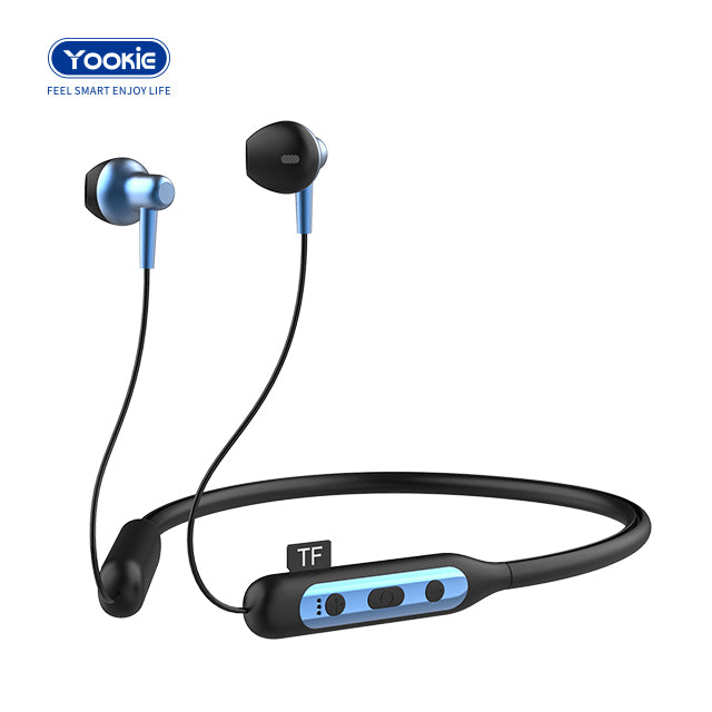 Yookie YF2 Neckband Wireless Earphone with TF Card Slot