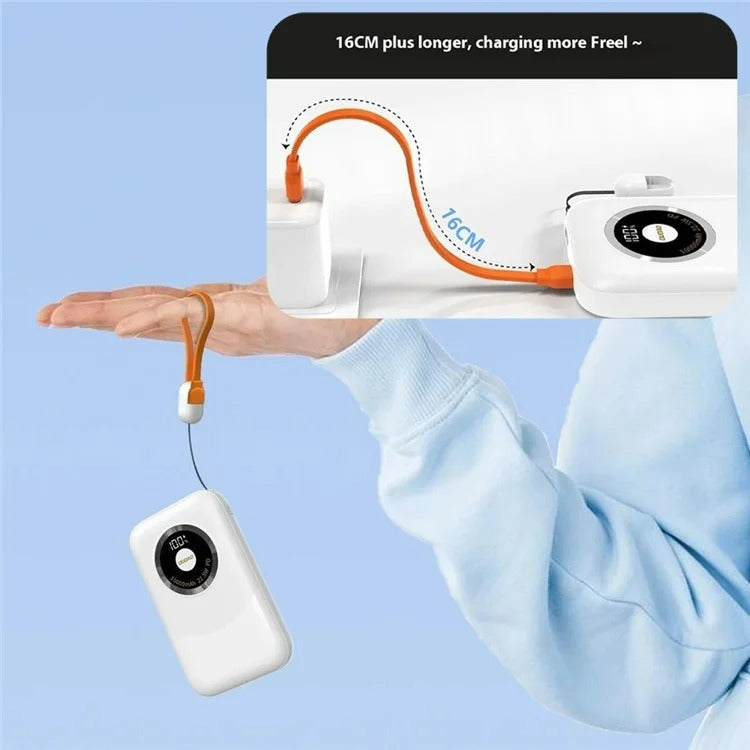 DUDAO K21 10000mAh Power Bank with Type-C to Type-C Cable