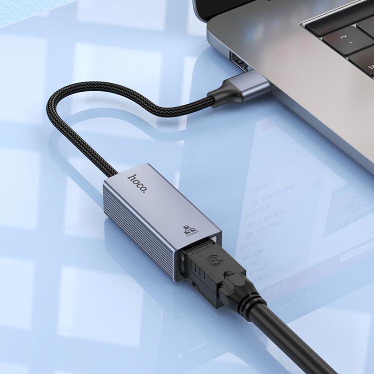 Hoco UA37 Type-C to RJ45 Gigabit Ethernet Adapter