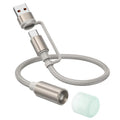 Hoco UA38C USB & USB-C LED Light Adapter Cable with Night Light