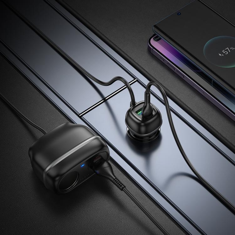 Hoco Z59A Dual PD30W + Dual QC3.0 Car Charger