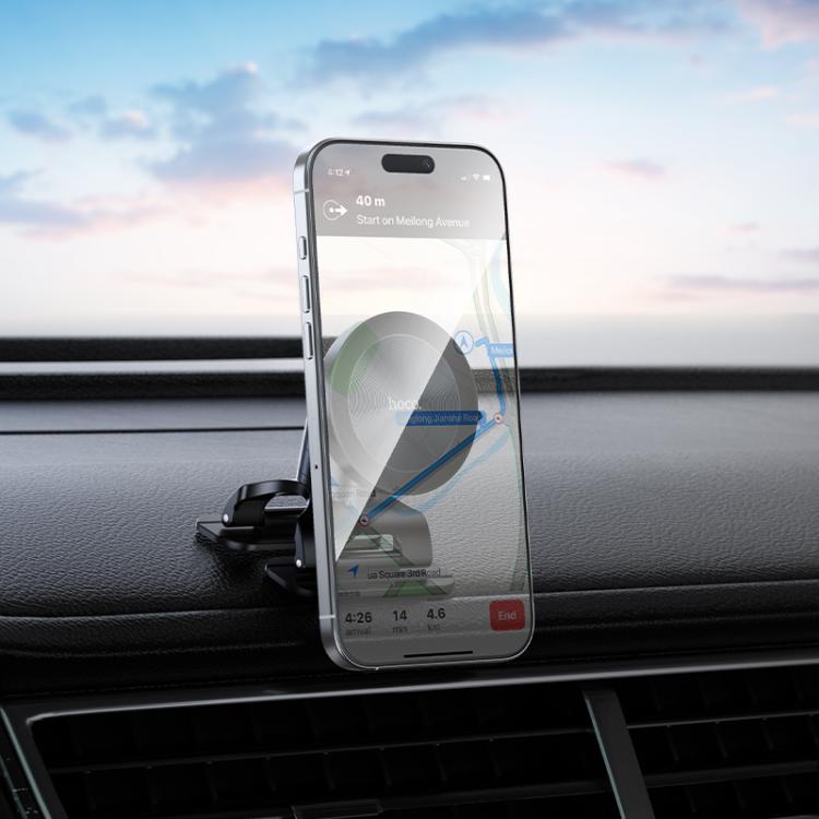Hoco H97 Eminent Ring Magnetic Car Center Console Phone Holder
