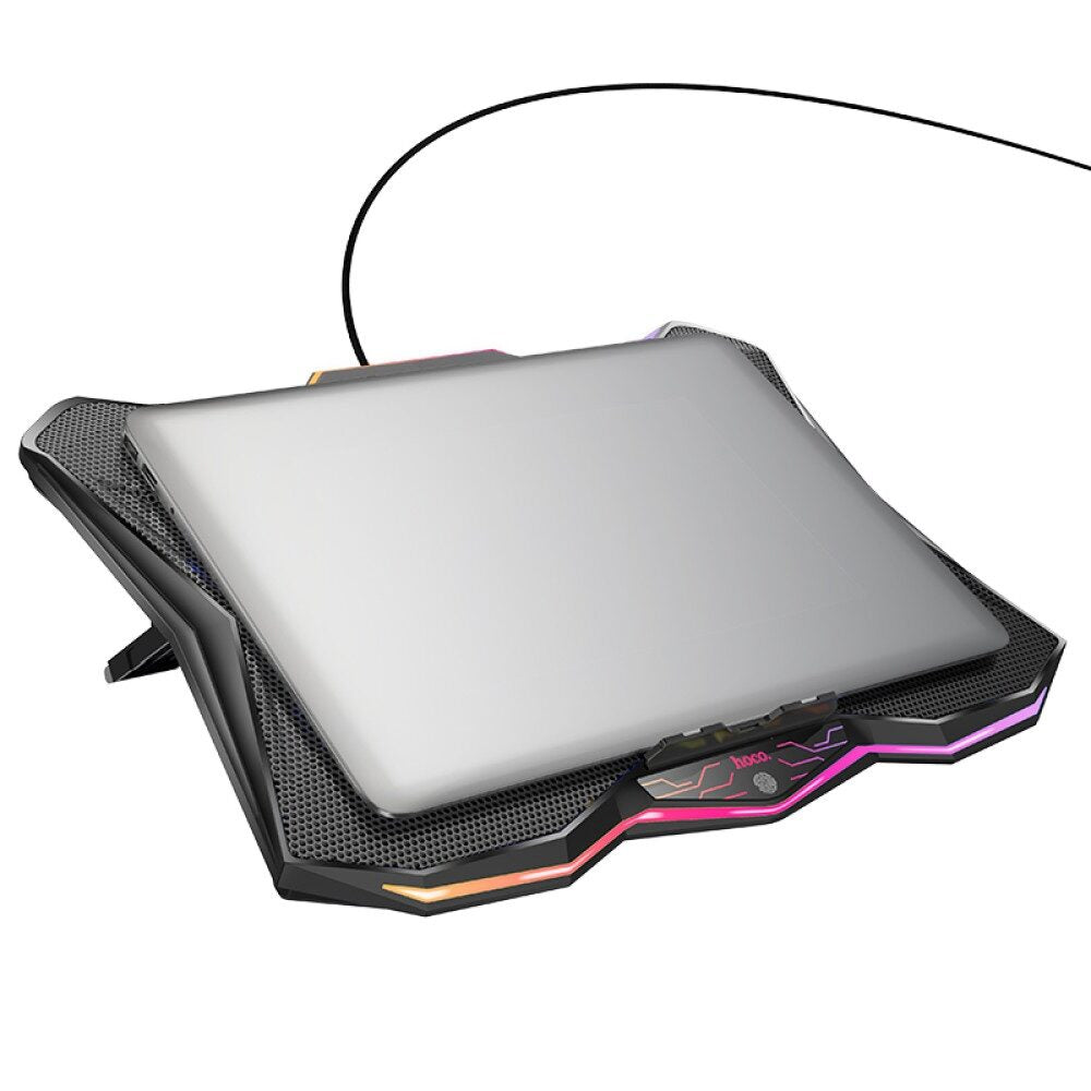 HOCO DH26 Laptop Cooling Stand (8 Fans, RGB)
