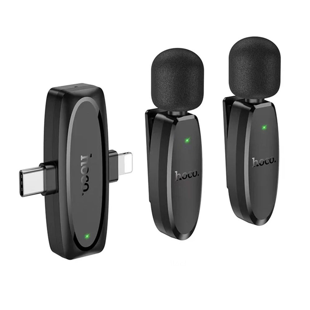 Hoco L15 Dual Wireless Microphone Lightning And Type-C