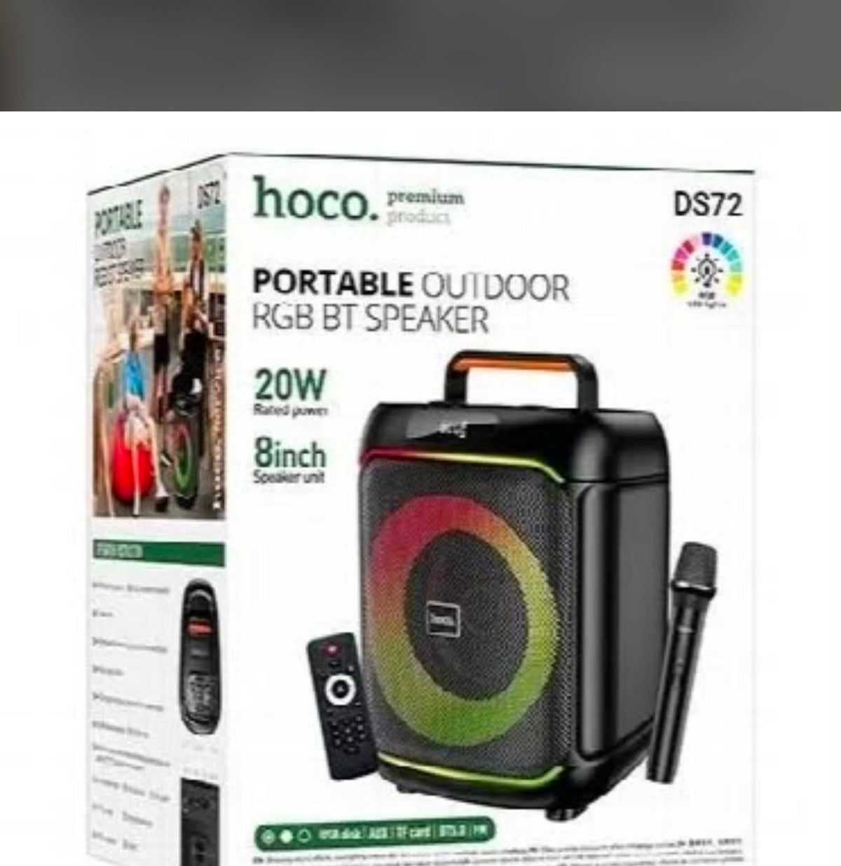 سماعه سبيكر دي جي مع مكروفون 20w 20ماركه hoco