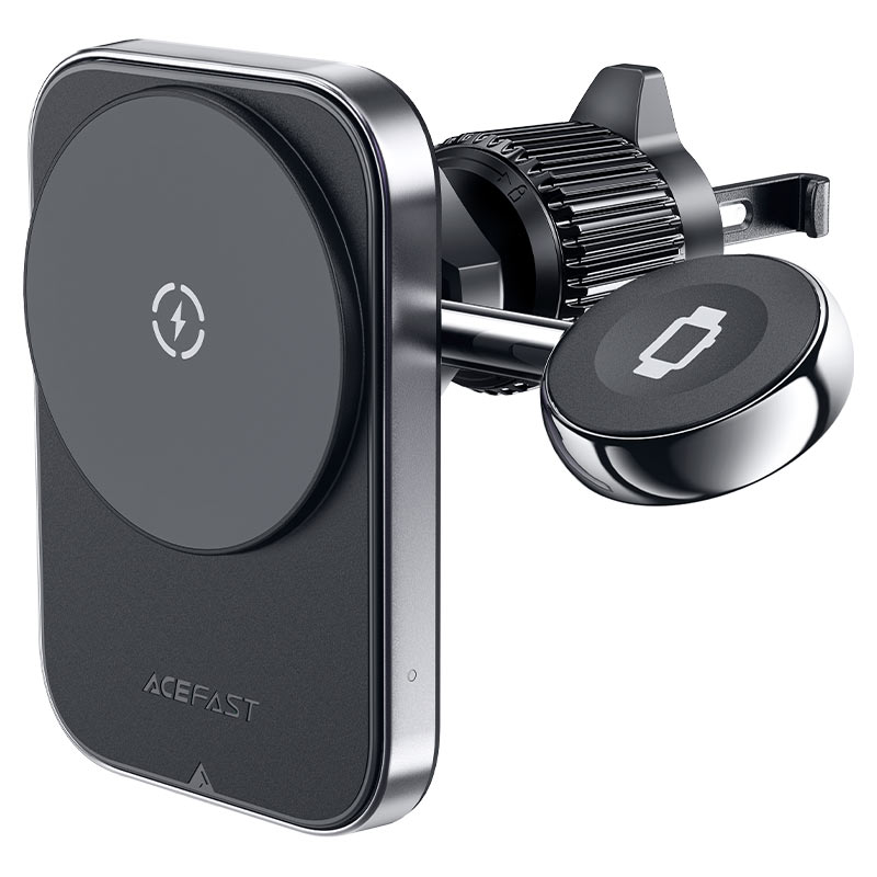 Acefast D18 In-Car 2-in-1 Mobile & iWatch Wireless Charging Car Holder