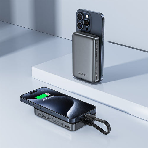 ACEFAST M10 PD30W Power Bank 10000mAh with Magnetic Wireless Charging