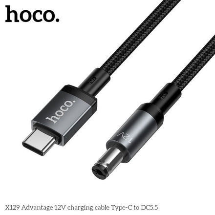 Hoco X129 Type-C to DC 5.5mm Charging Cable 12V