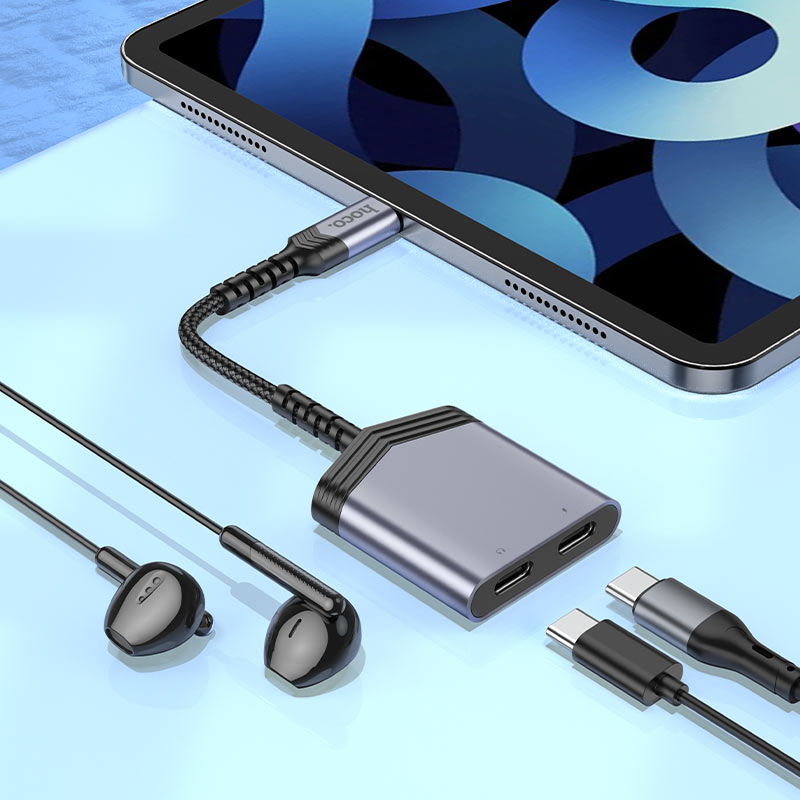 Hoco LS40 Type-C to Audio & Charging 2-in-1 Converter