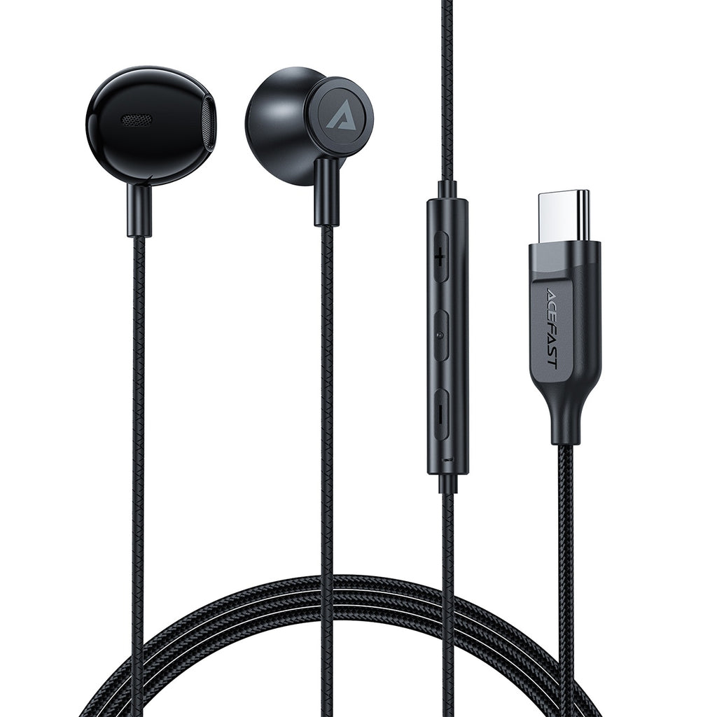 Acefast L2 USB-C Wired Earphones — Black