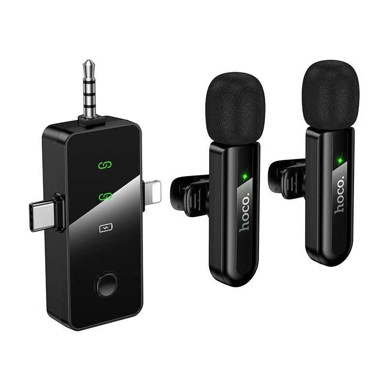 HOCO L20C 3-in-1 Microphone (Lightning / Type-C / 3.5mm) Dual-Mic