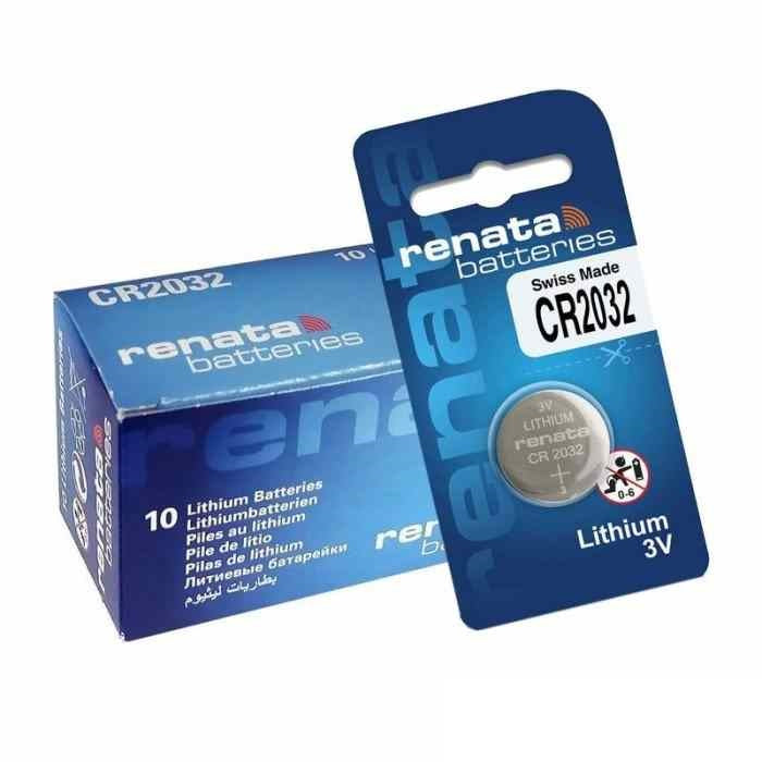 Renata CR2032 Lithium Coin Battery — Pack of 10