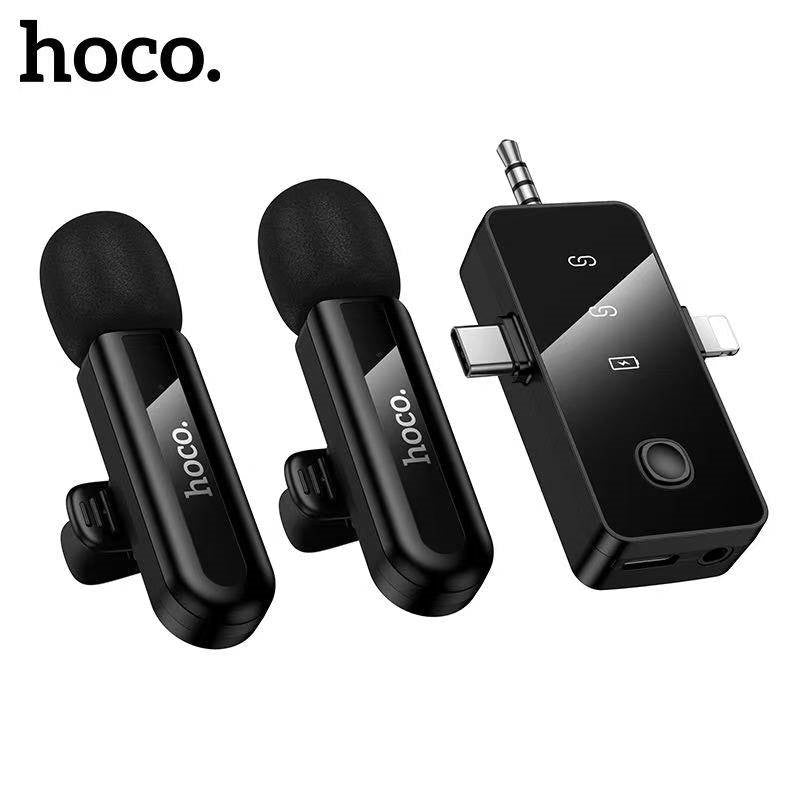 HOCO L20C 3-in-1 Microphone (Lightning / Type-C / 3.5mm) Dual-Mic